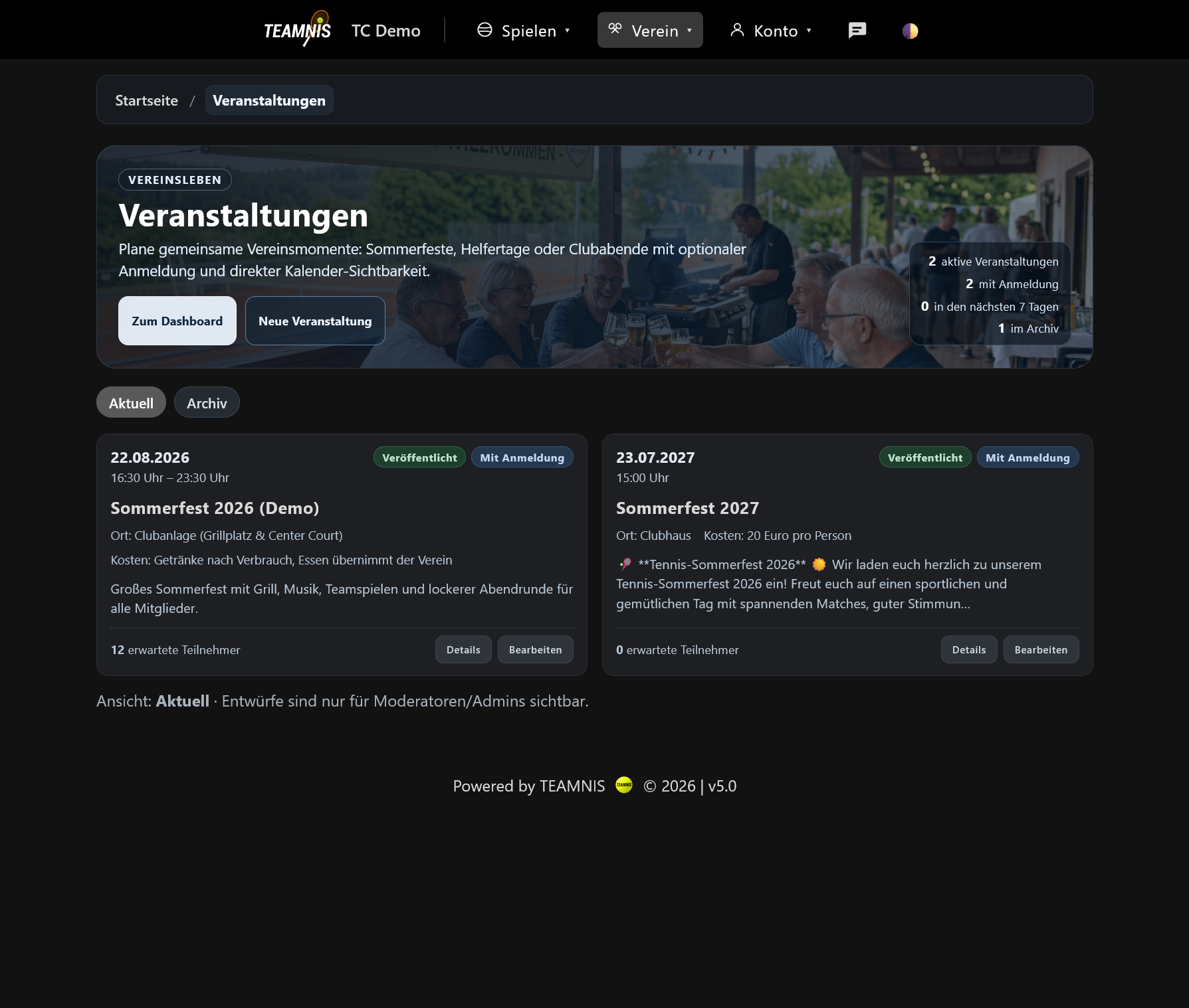 Veranstaltungen – Dark Ansicht